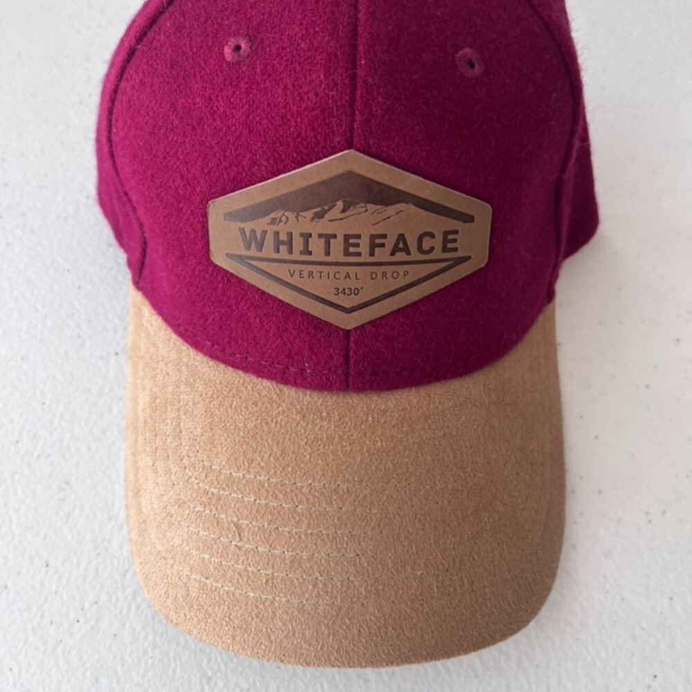 Whiteface Mountain Ski Baseball Hat - Adjustable with Velcro